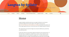 Desktop Screenshot of langton-by-spilsby.org.uk